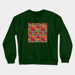 Rose seamless pattern 1 Crewneck Sweatshirt